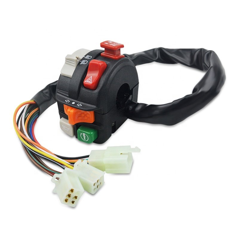 7/8" 22mm UTV Motorcycle Handlebar Mount Kill Start Turn Signal Horn ATV Power Control Switch