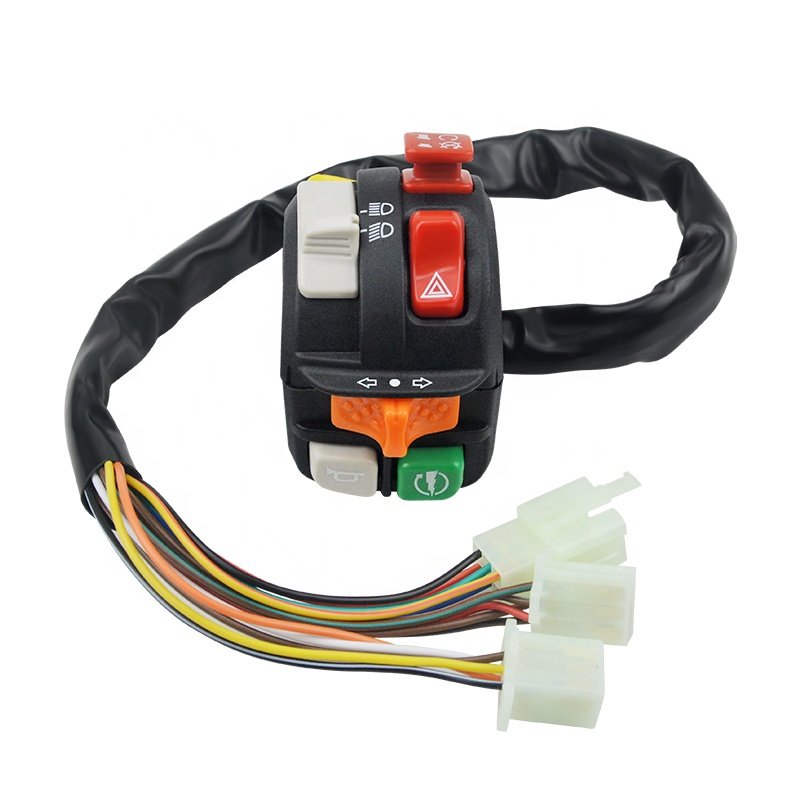 7/8" 22mm UTV Motorcycle Handlebar Mount Kill Start Turn Signal Horn ATV Power Control Switch