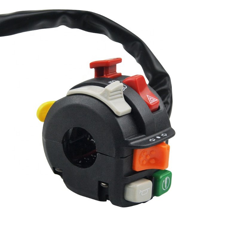 7/8" 22mm UTV Motorcycle Handlebar Mount Kill Start Turn Signal Horn ATV Power Control Switch