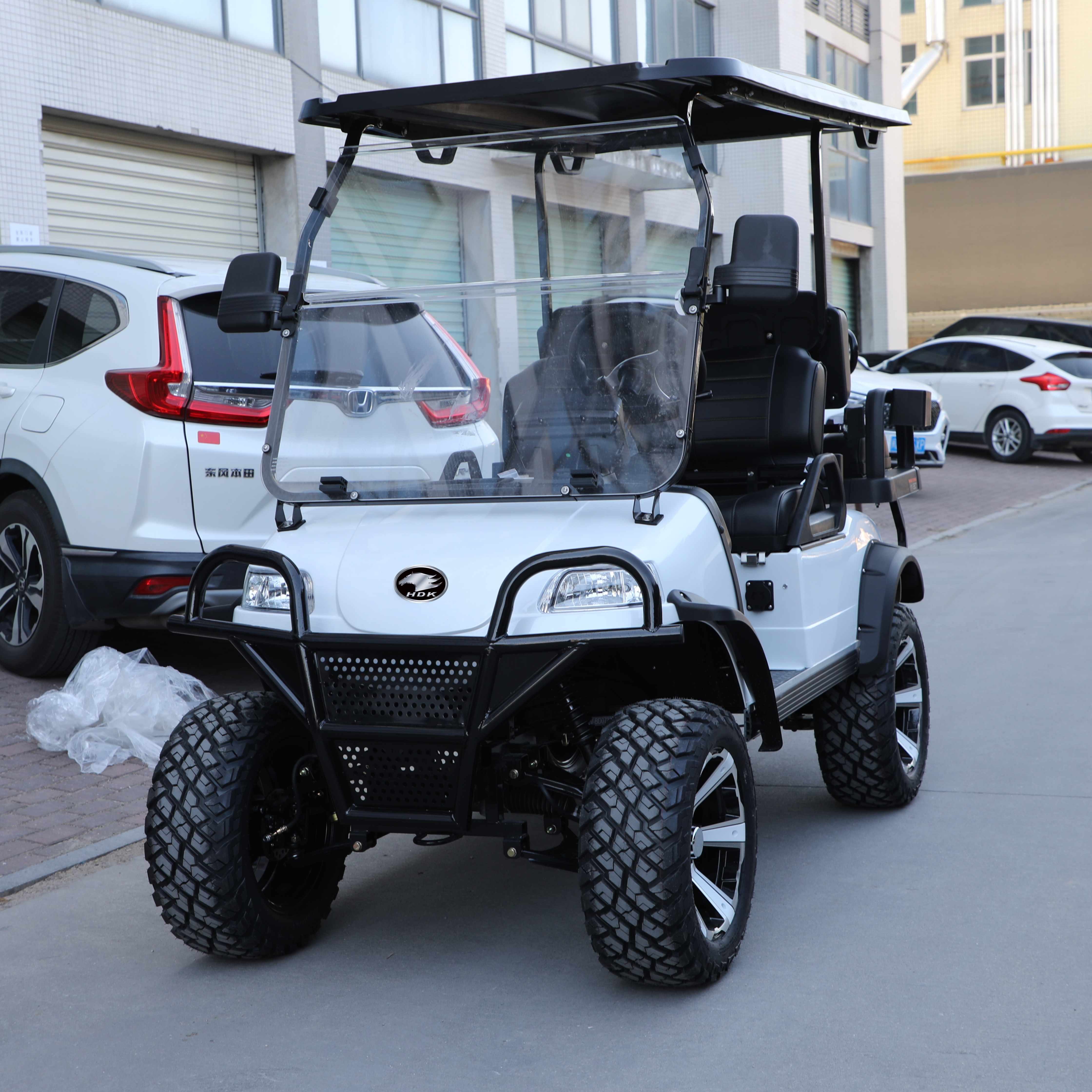 HDK New Arrival 4 Seater Off Road Buggy for Sale Club Luxury 48V Eec Speed Electric Car Motorcycles Electric Golf Cart
