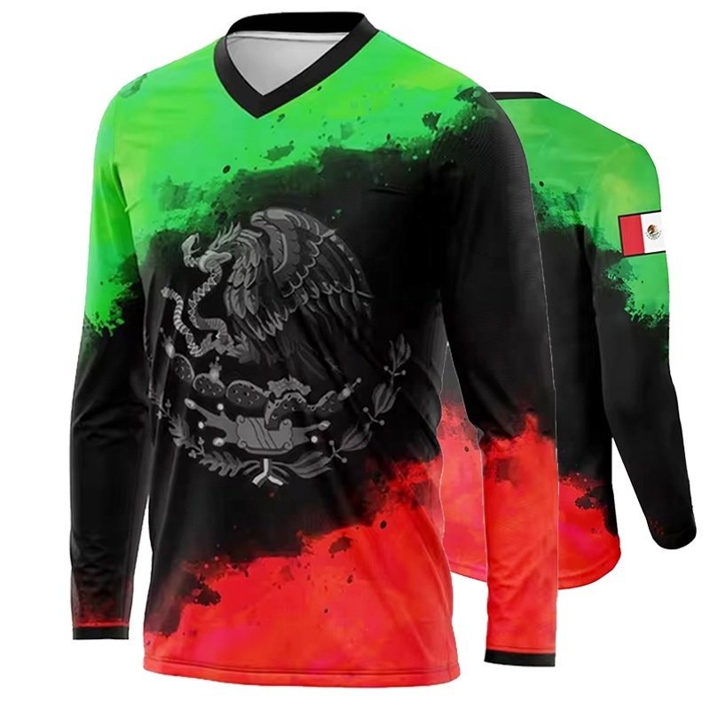 Customized NEW 2024 Jersey Motocross Cycling Off Road Dirt Bike Riding ATV MTB DH Racing Long Sleeve Shirt Motorcycle