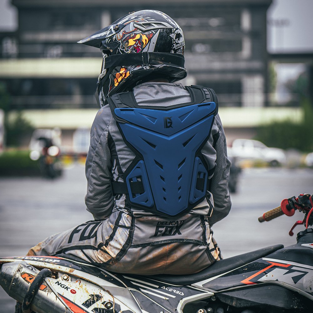 New Motocross Body Armor Motorcycle Riding Armor Vest MX MTB ATV Upper Body Jacket Protector Moto Back Protection Chest Pad