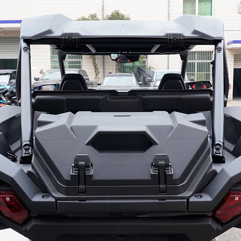 YongJin ATV Body Kit Black 55 QT UTV Storage Bin Box for Polaris RZR XP/XP4 1000 2024