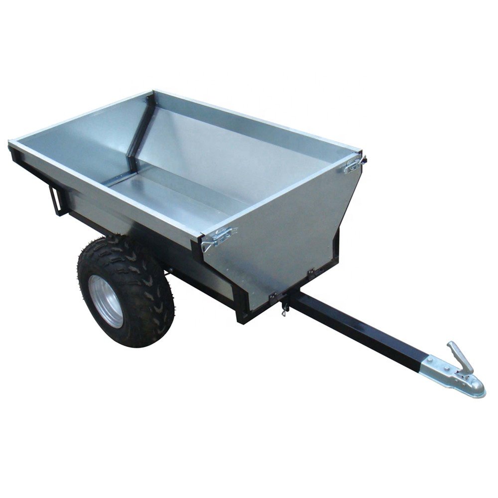 Small Utility Farm Garden Trailer Lawn Tip Trailer