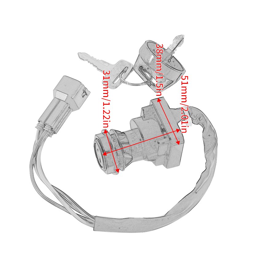 ATV Ignition Switch Lock Electronic for Arctic Cat 0430-036 ATV 650 700 V-2 V-Twin FIS
