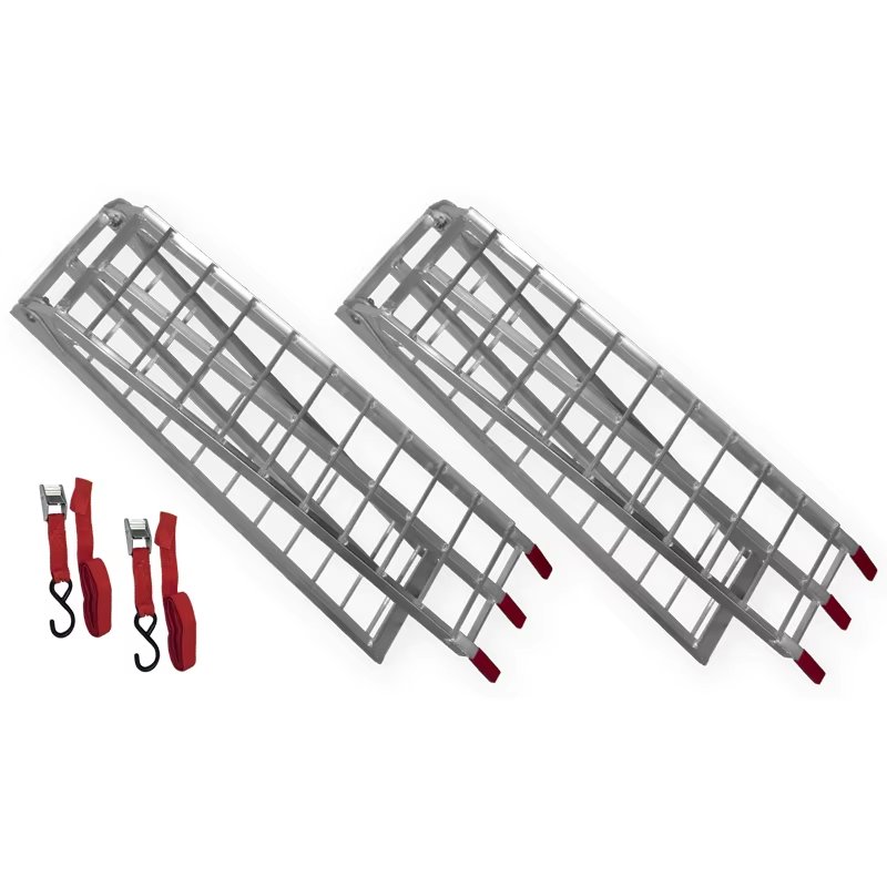 Folding Motorcycle Ramps ATV Ramp Aluminum Car Loading Ramps for Motorcycle