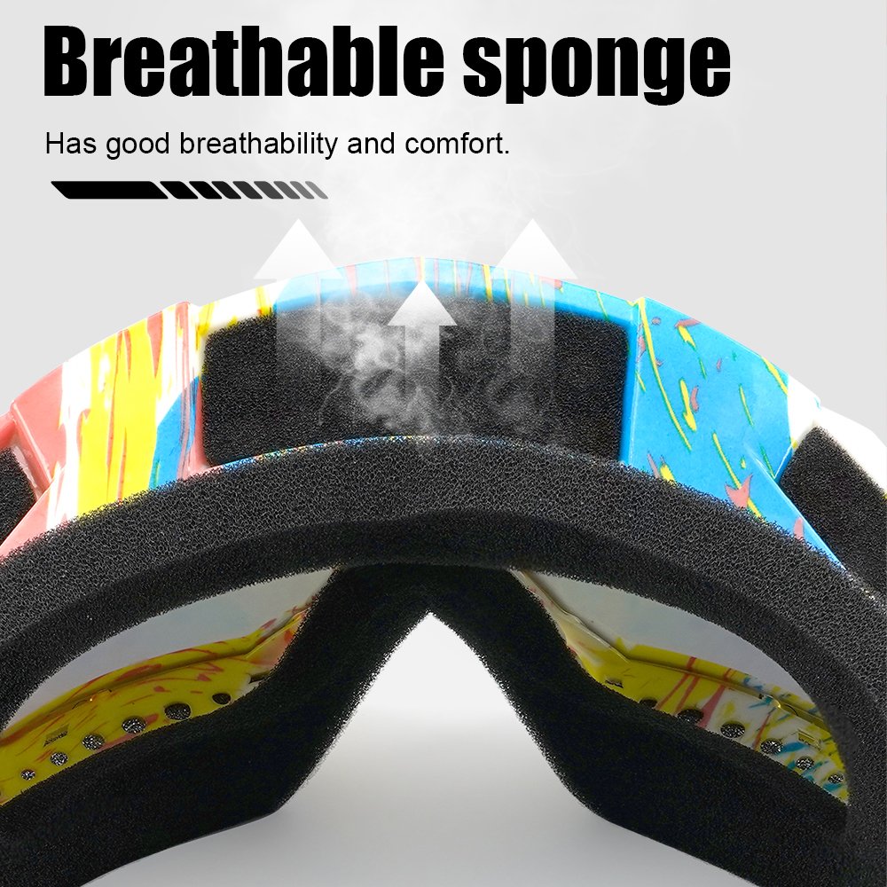 Dirt Bike Motorcycle Goggles off Road ATV UTV Goggles Anti Scratch Riding Goggle Glasses for Men Women