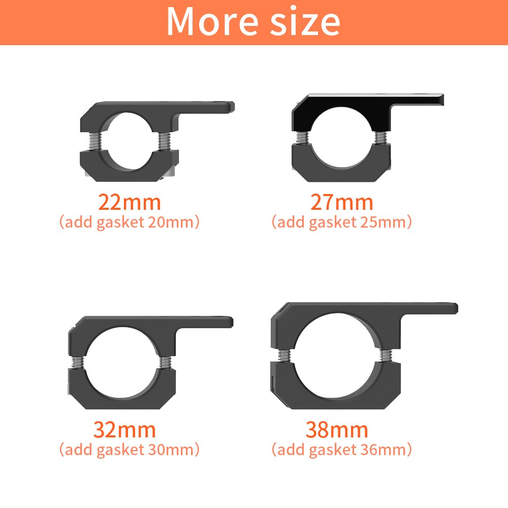 LED Light Motorcycle Headlight Universal Bracket Support Spotlight Holder Tube Clamp for Dirt Bike ATV Truck Cafe Racer Chopper
