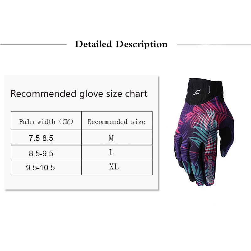 Unisex BMX MX ATV MTB Racing Bicycle Cycling Off-Road/Dirt Bike Gloves Road Motocross Sports Gloves Full Finger Glove