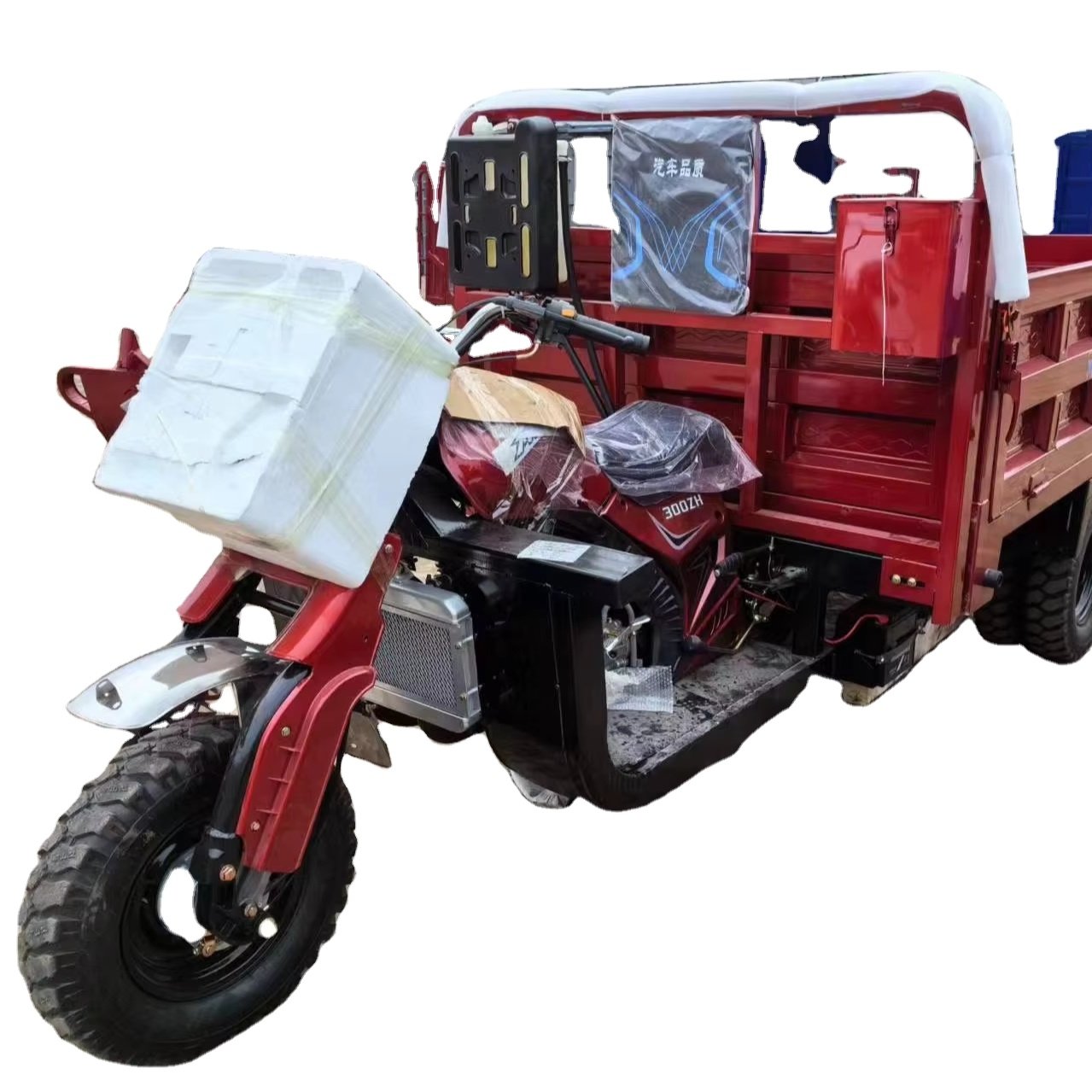 New Type Gasoline Motorized Tricycle Moto Tricycle Lectrique 175 CC 200 250 CC Gasoline Cargo Tricycle for Sale