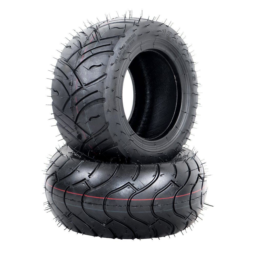 13x5.00-6 Tire Tubeless Pneumatic Rubber Tires Replacement for Mega/Monster Moto, Taotao, Pit Pocket Bike Parts