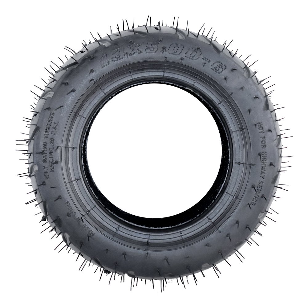 13x5.00-6 Tire Tubeless Pneumatic Rubber Tires Replacement for Mega/Monster Moto, Taotao, Pit Pocket Bike Parts