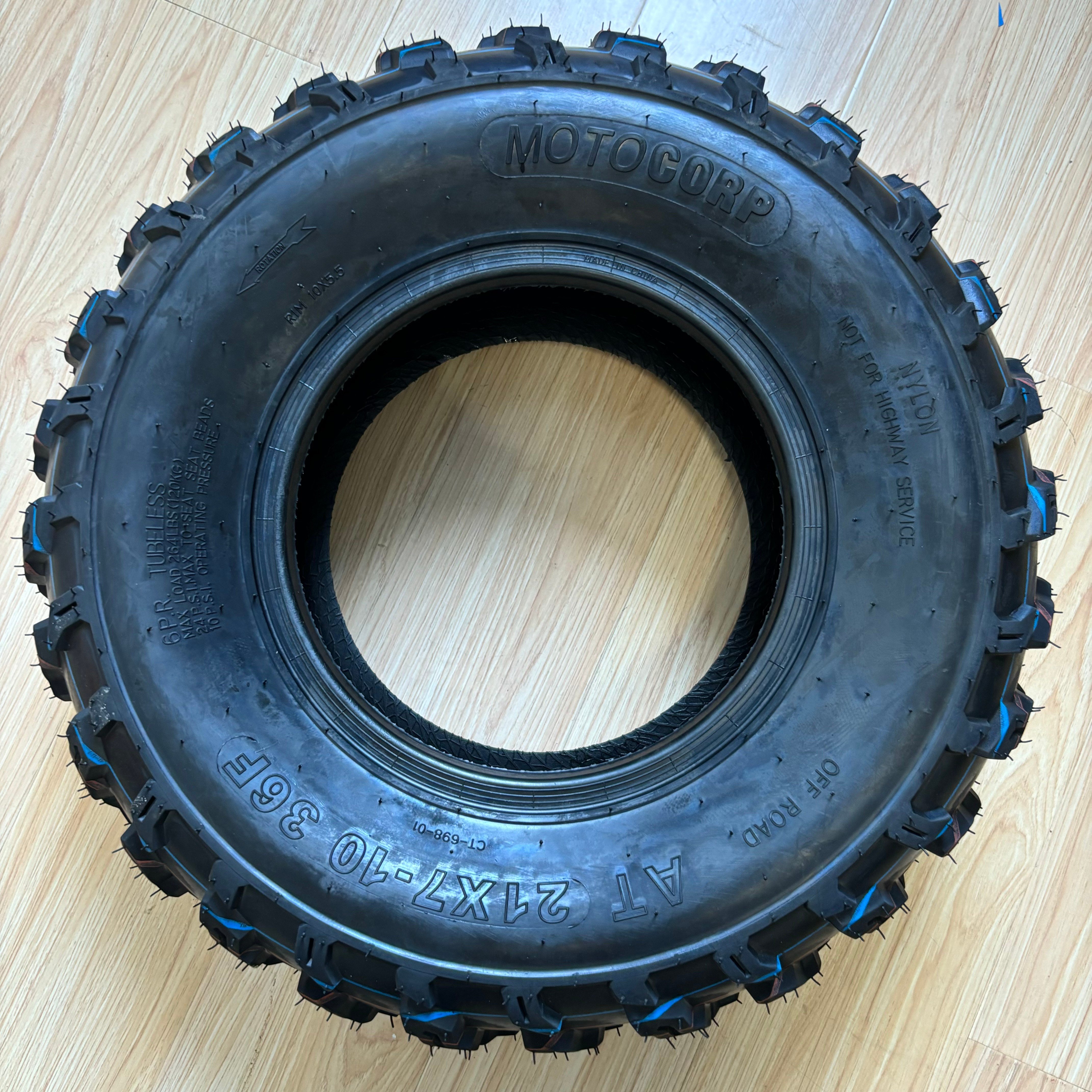 Tire Motorcycle ATV Tires 21/7-10 TL China Factory