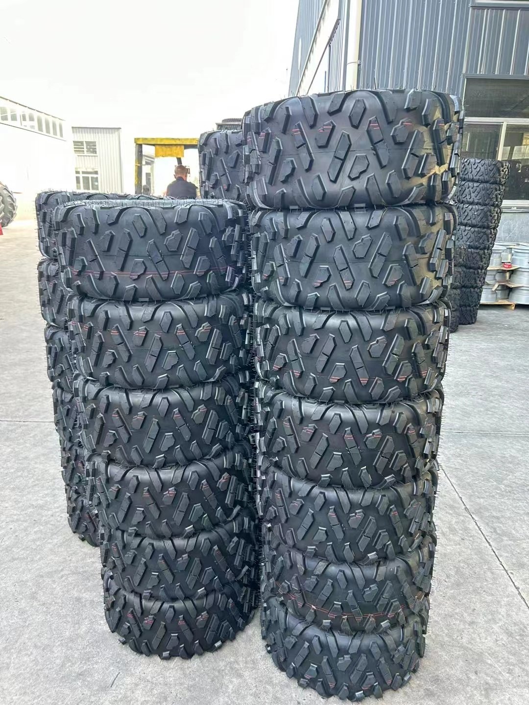 AT 25x10-12 25*10-12 DAV110 6Ply TL 12 Inch Manufacture Wholesale Popular Atv Sport Rear Tire Utility Utv Sxs Tyre or Rim