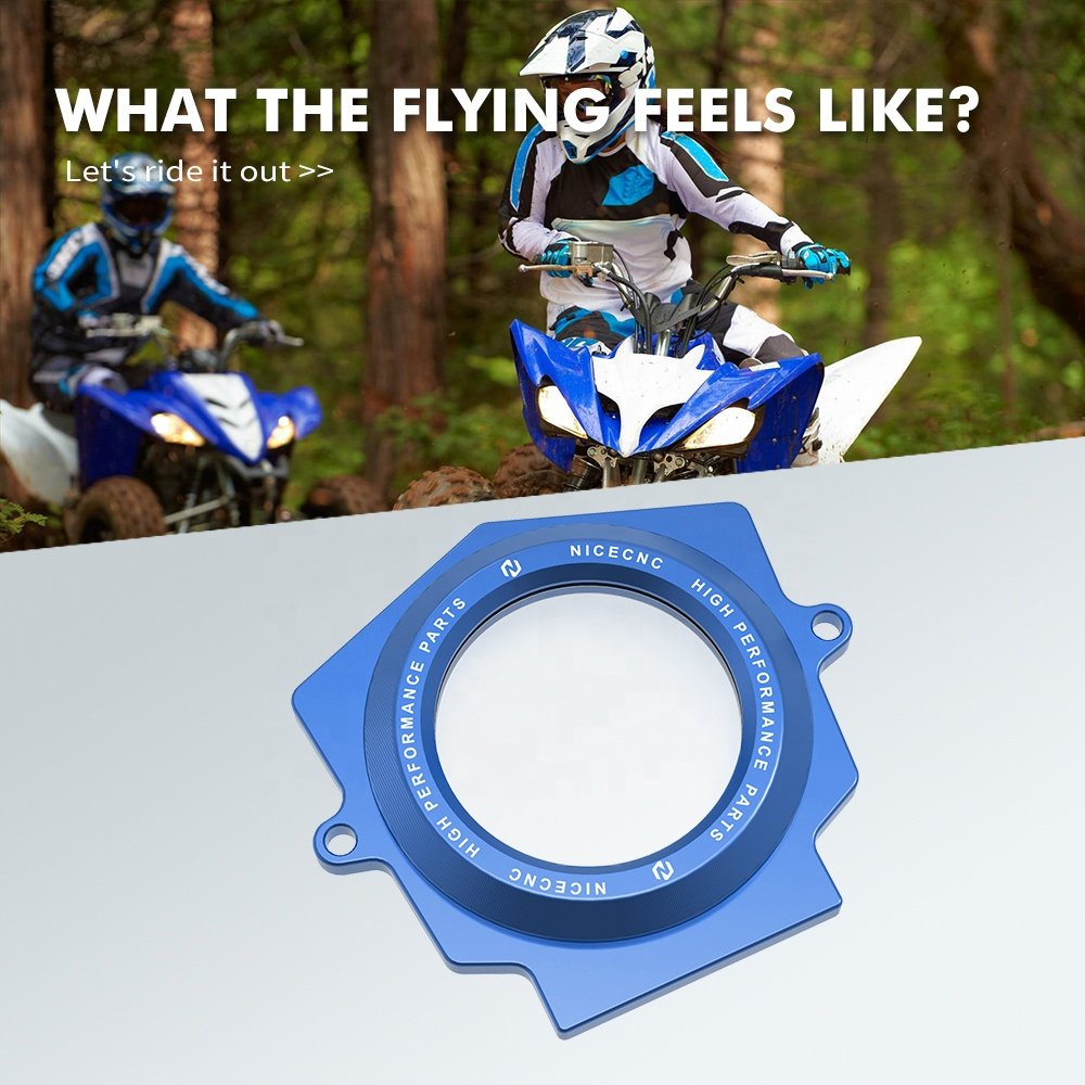 NiceCNC ATV Clear Cylinder Head Cam Cover Cap With Window for Yamaha Raptor YFM 700 R 2006-2018 2019 2020 2021 2022 2023 2024
