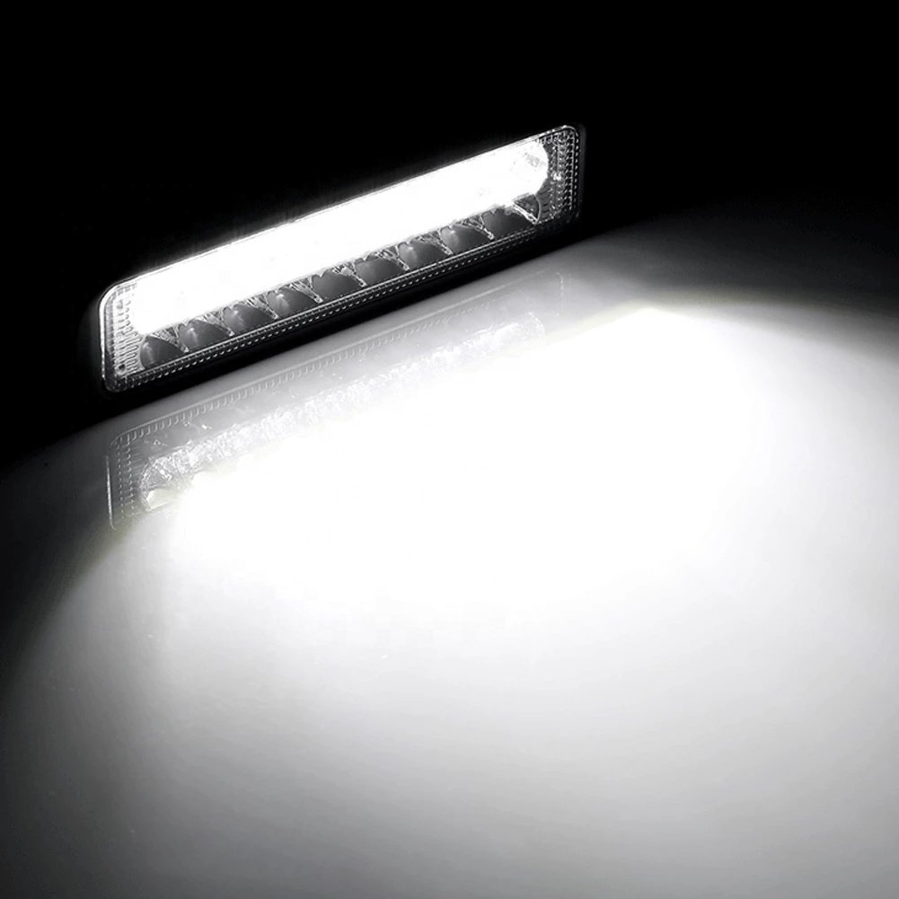Dual Color Led Work Lights DC12V White+Yellow Car Driving Fog Lamp Auto Exterior Lighting Accessories for SUV Truck ATV Offroad
