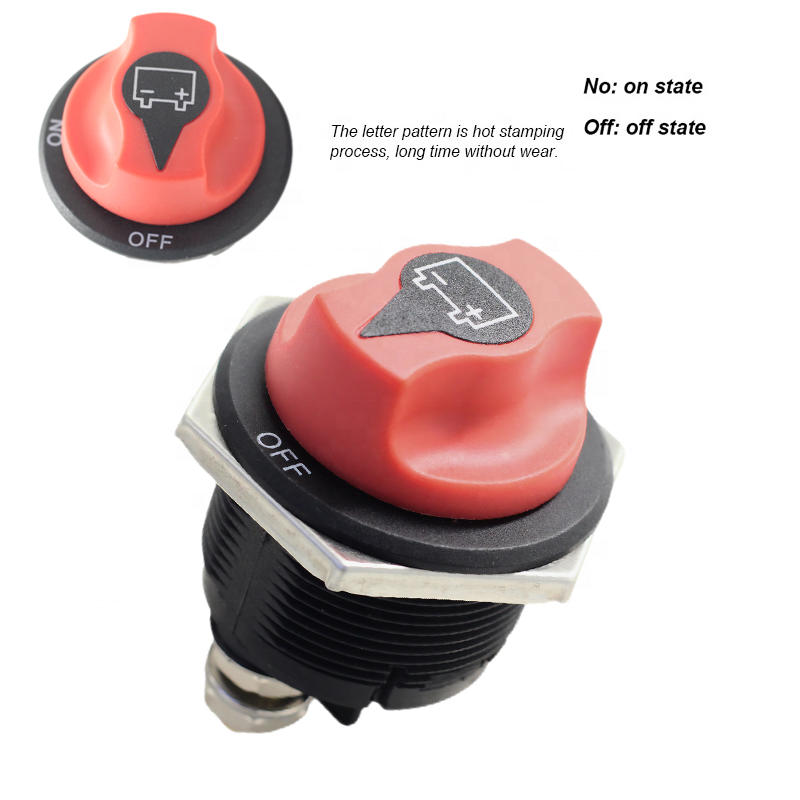 200A Master Battery Disconnect Isolator 12V-48V on Off Power Cutoff Switch Waterproof Heavy Duty for Marine Boat Car RV ATV UTV