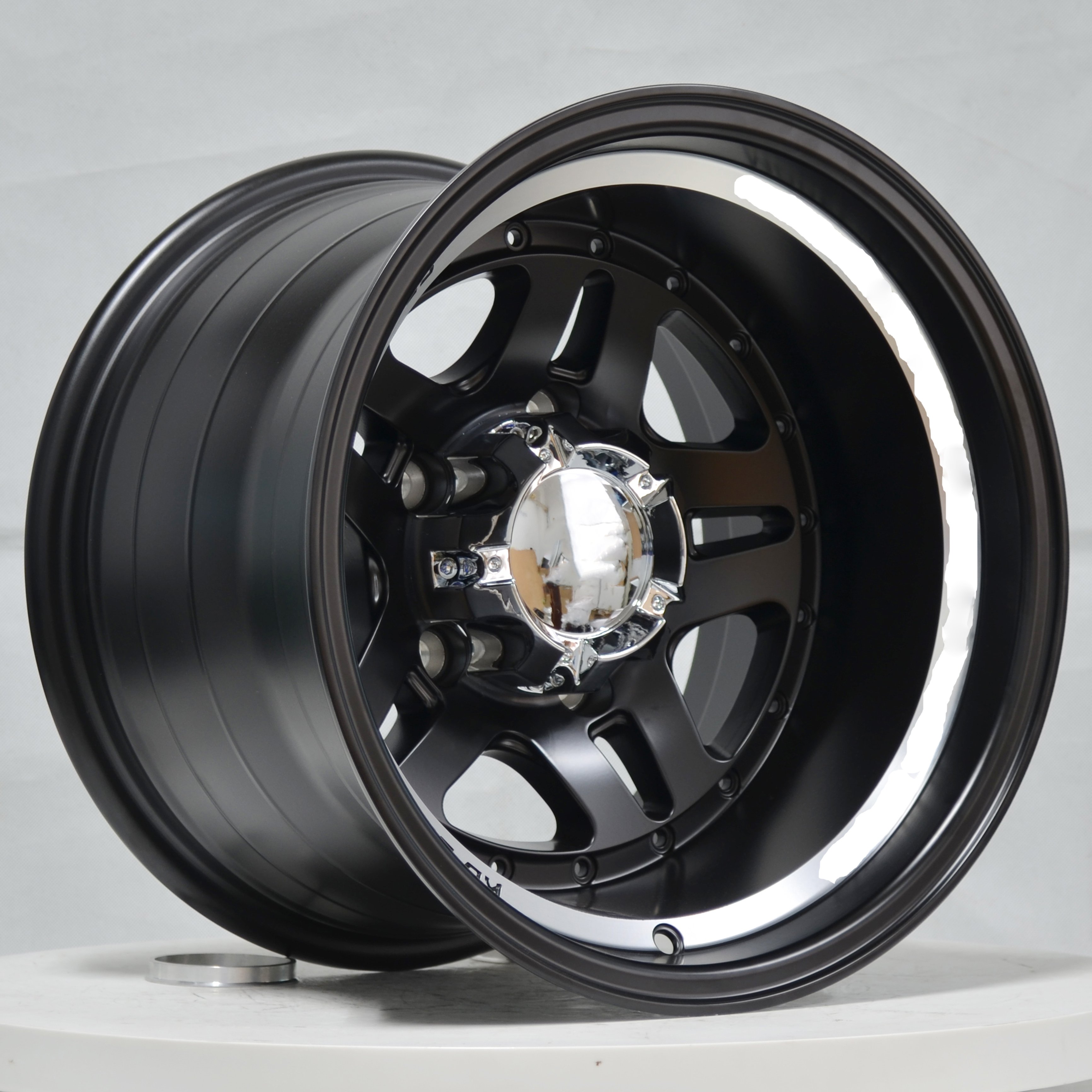 R15 R16 Alloy Wheels 15x8.0 15x10 16x8.5inch with PCD 4x100-114.3/5x114.3/ 6x139.7 Fit for 4X4 ATV Rims Auto Parts ET-44mm