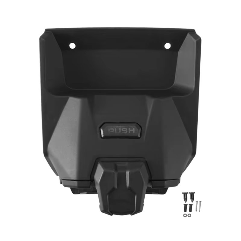 YongJin Atv Body Kit Car Navigation Bracket Black Electronic Device Phone Holder with Storage Box for Polaris Ranger XP 1000