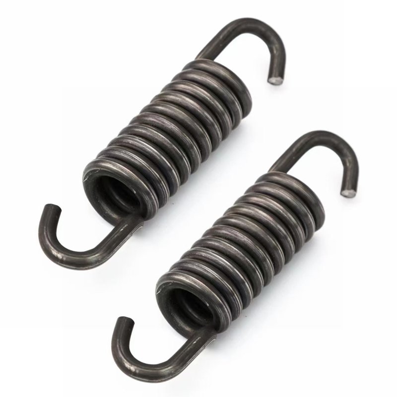 Stainless Steel 2 Strole Dirt Bike Snowmobile Kart ATV Slip on Swivel Exhaust Pipe Muffler Tension Spring for Motorbike