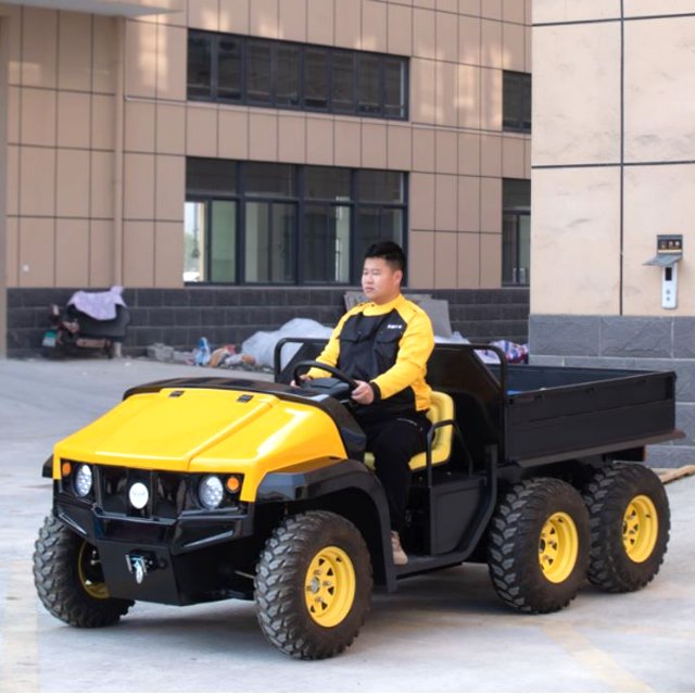 Mini Dumper ATV Electric Transport Cart with Trailer for Agriculture