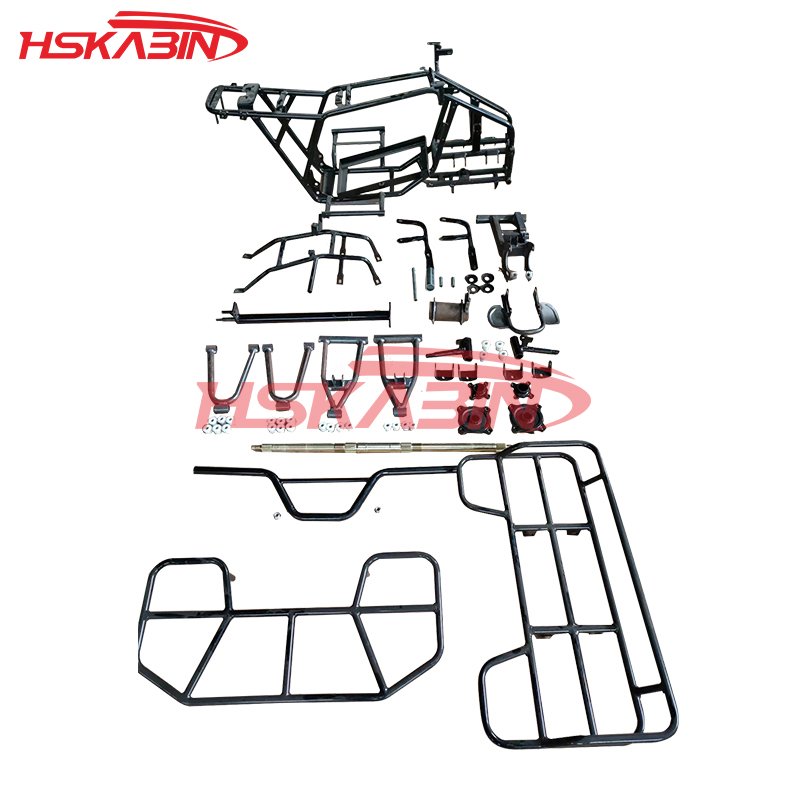 Small Bull Complete Set of ATV Rear Fork Rocker Arm Protection Frame Fixed Seat Rear Axle Atv Frame Small Bull Whole Set