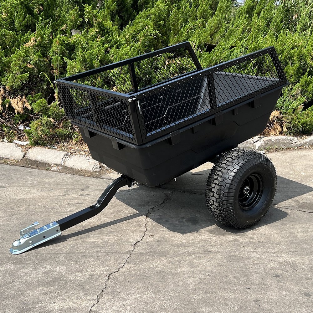 Outdoor Utility Durable Sturdy Heavy Duty Atv Cart Garden Outdoor Truck Car Tow-Behind Atv Trailer