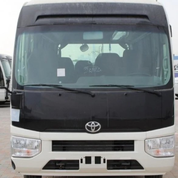 2023 Toyota Coaster with GCC Used Left Steering Bus Leather Seats R16 Tire Size ACC Cruise Control Aspire Model