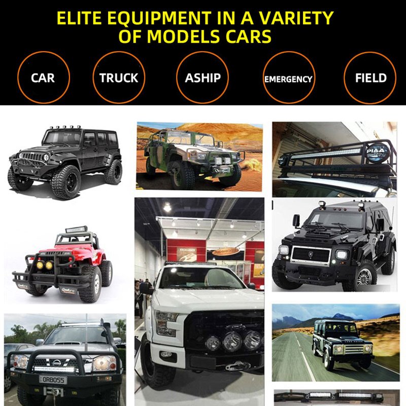 18W 6 Inch 12V LED Universal Spotlight Flood Lamp Car 4WD Led Beams Driving Work Fog Light Bar for Motorcycle Offroad 4x4
