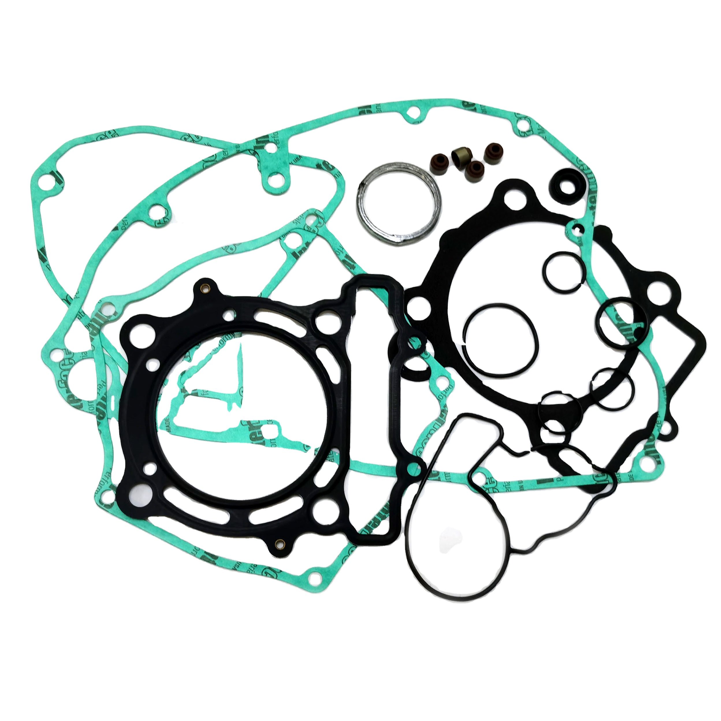 ATV/UTV Complete Gasket Set for KX250F Full Cylinder Engine Gasket Kit with Rubber & Metal for New & Used Parts & Accessories