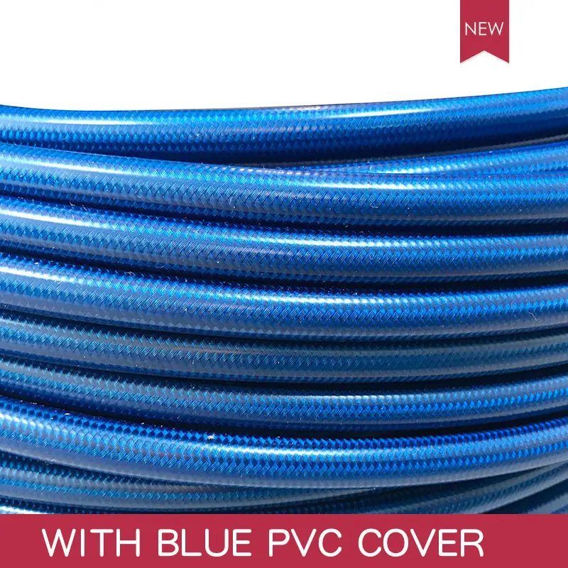 AN3 1/8" Motorcycle braided Stainless Steel nylon PTFE -3an BRAKE LINE HOSE FLUID HYDRAULIC Precise hose Gas Oil Fuel Line Hoses