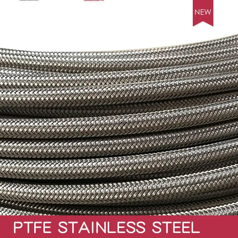 AN3 1/8" Motorcycle braided Stainless Steel nylon PTFE -3an BRAKE LINE HOSE FLUID HYDRAULIC Precise hose Gas Oil Fuel Line Hoses
