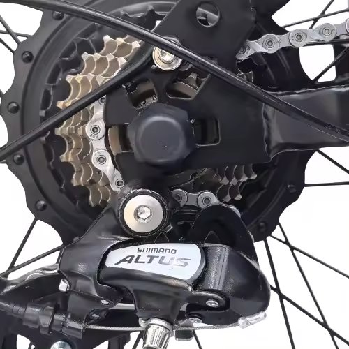 Electric Bike Carbon Fiber Snow Off-road Electric Bicycle Fat Tire Mountain ATV Student Bike 26-inch Ebike