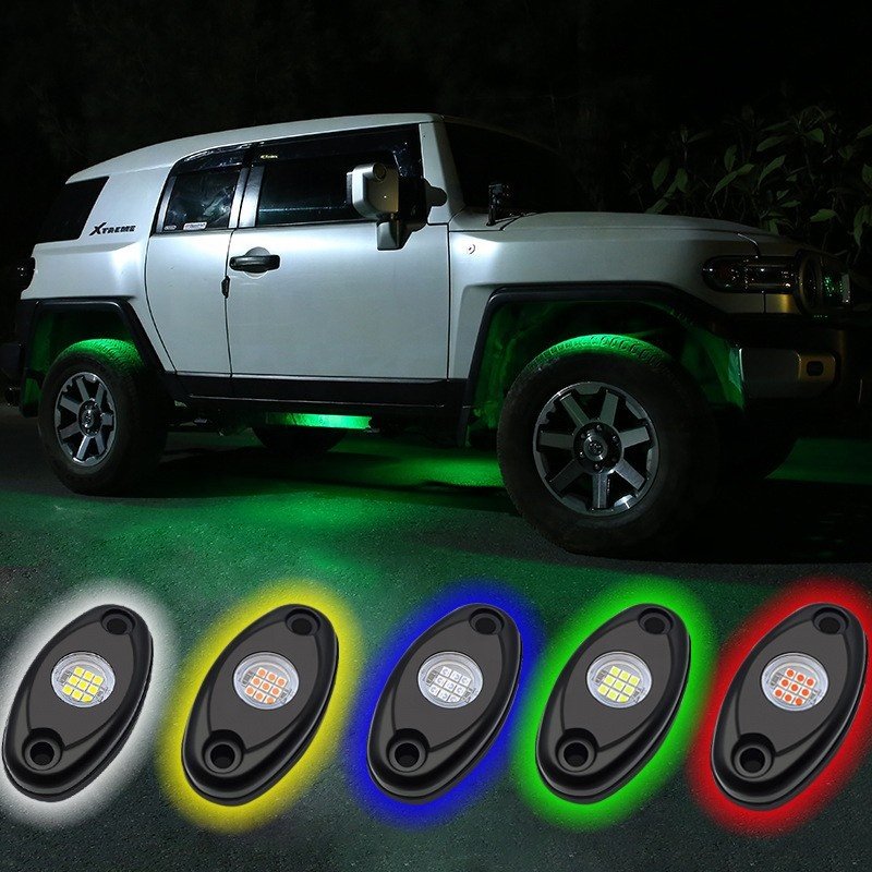 Waterproof LED Rock Light Neon Underglow Lights for Car Boat Offroad