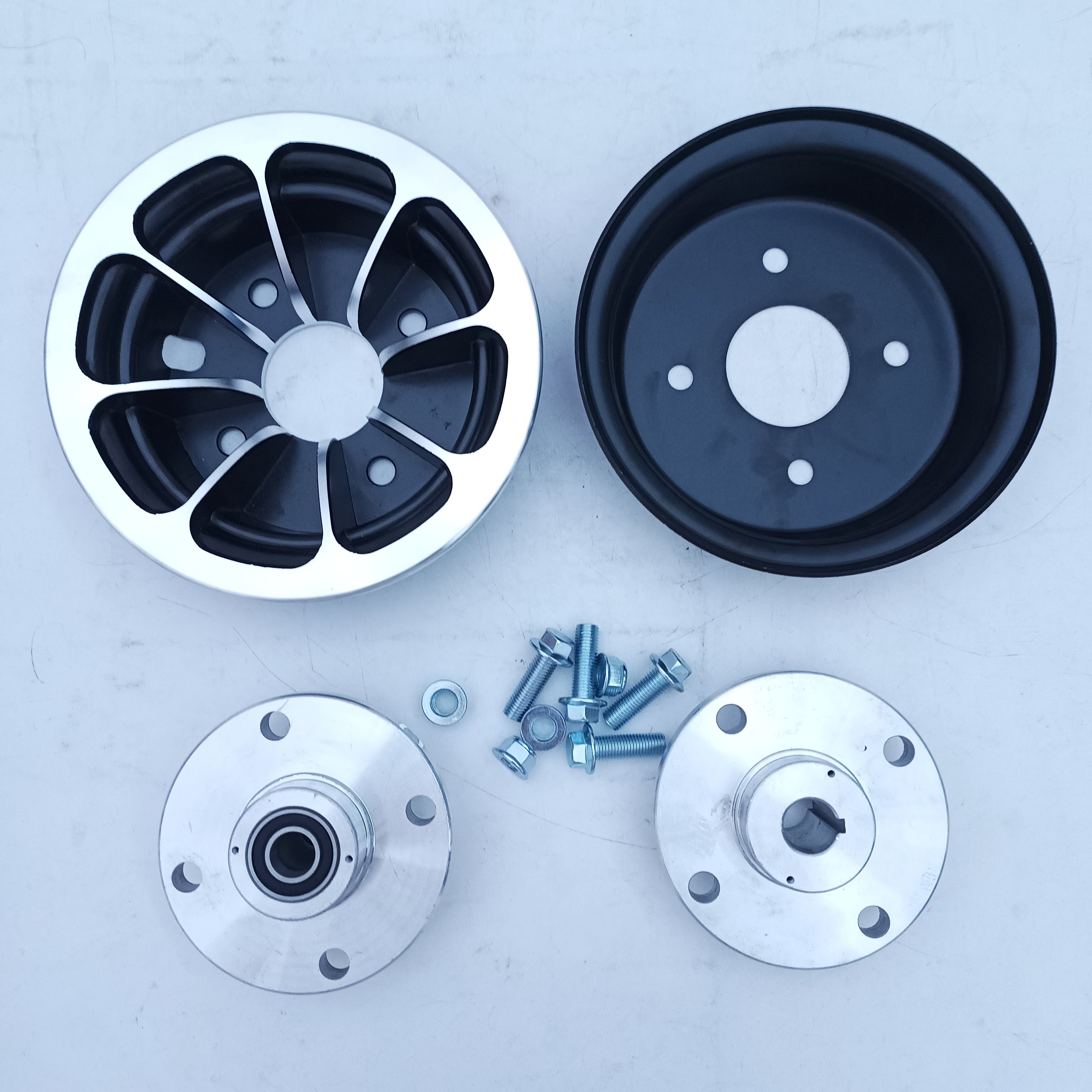High Quality 6 Inch Aluminum Alloy Rim Fits ATV Go Kart Lawn Mower Snow Removal TruckTire 4.10/3.50-6 13x5-6 15x5-6