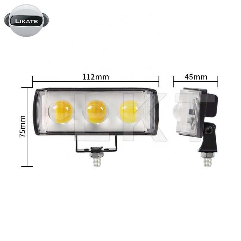 Motorcycle Led Fog Lights Driving Fog Light Auxiliary Spotlight Projector Lens Bright Electric Motor Driving Fog Lamp for ATV