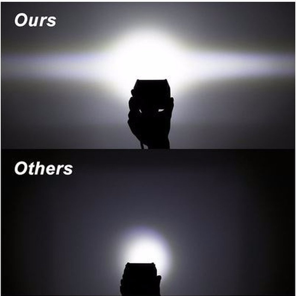 7 Inch 120W LED Work Light Bar IP67 White Yellow Light for Driving 4x4 Offroad Boat Car Tractor Truck SUV ATV Spot Flood Lights
