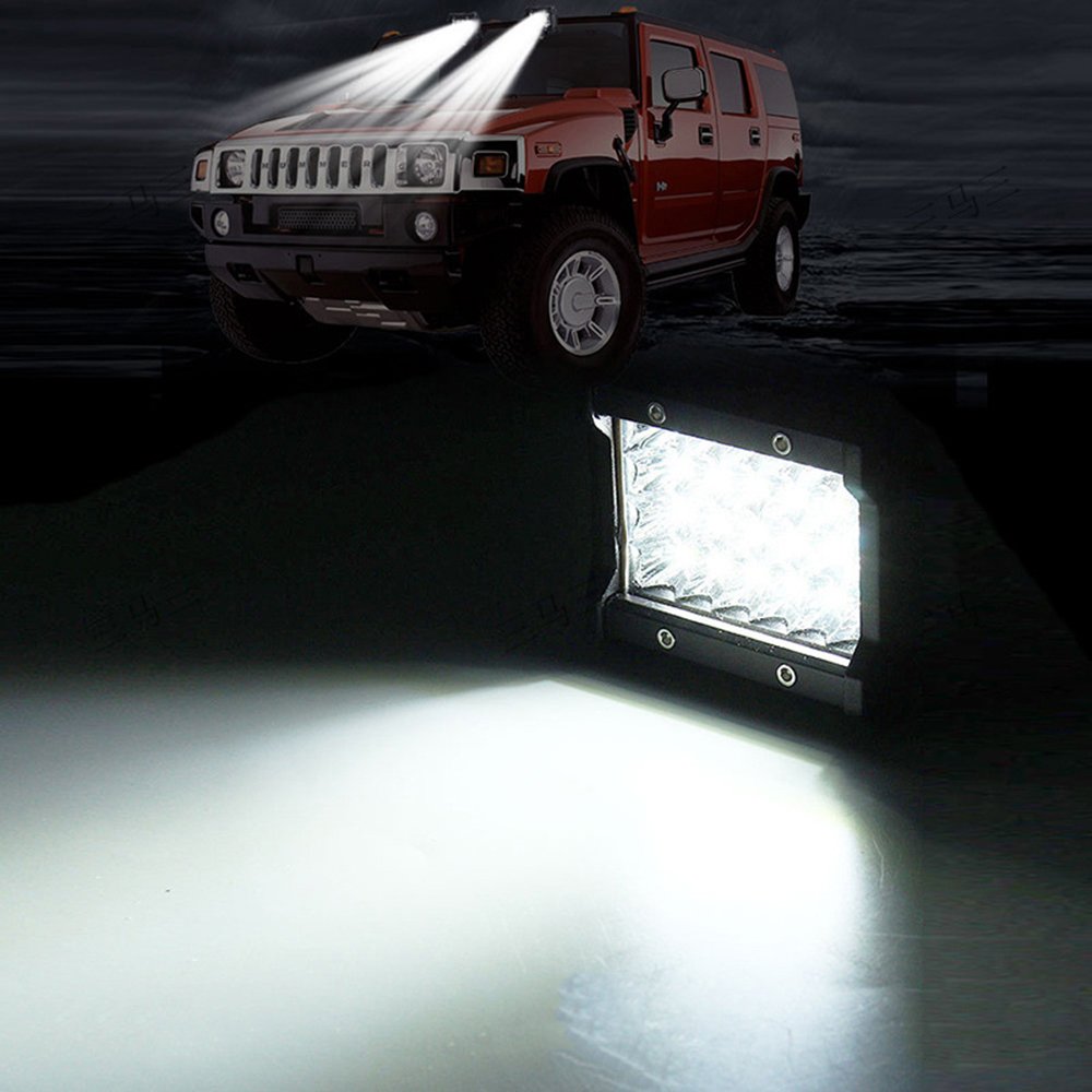 7 Inch 120W LED Work Light Bar IP67 White Yellow Light for Driving 4x4 Offroad Boat Car Tractor Truck SUV ATV Spot Flood Lights