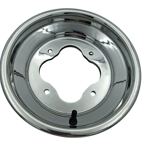 AWT Polished Rolled Lip Front Wheel 10" 10x5 3+2 4/156 for Yamaha Banshee YFZ Raptor