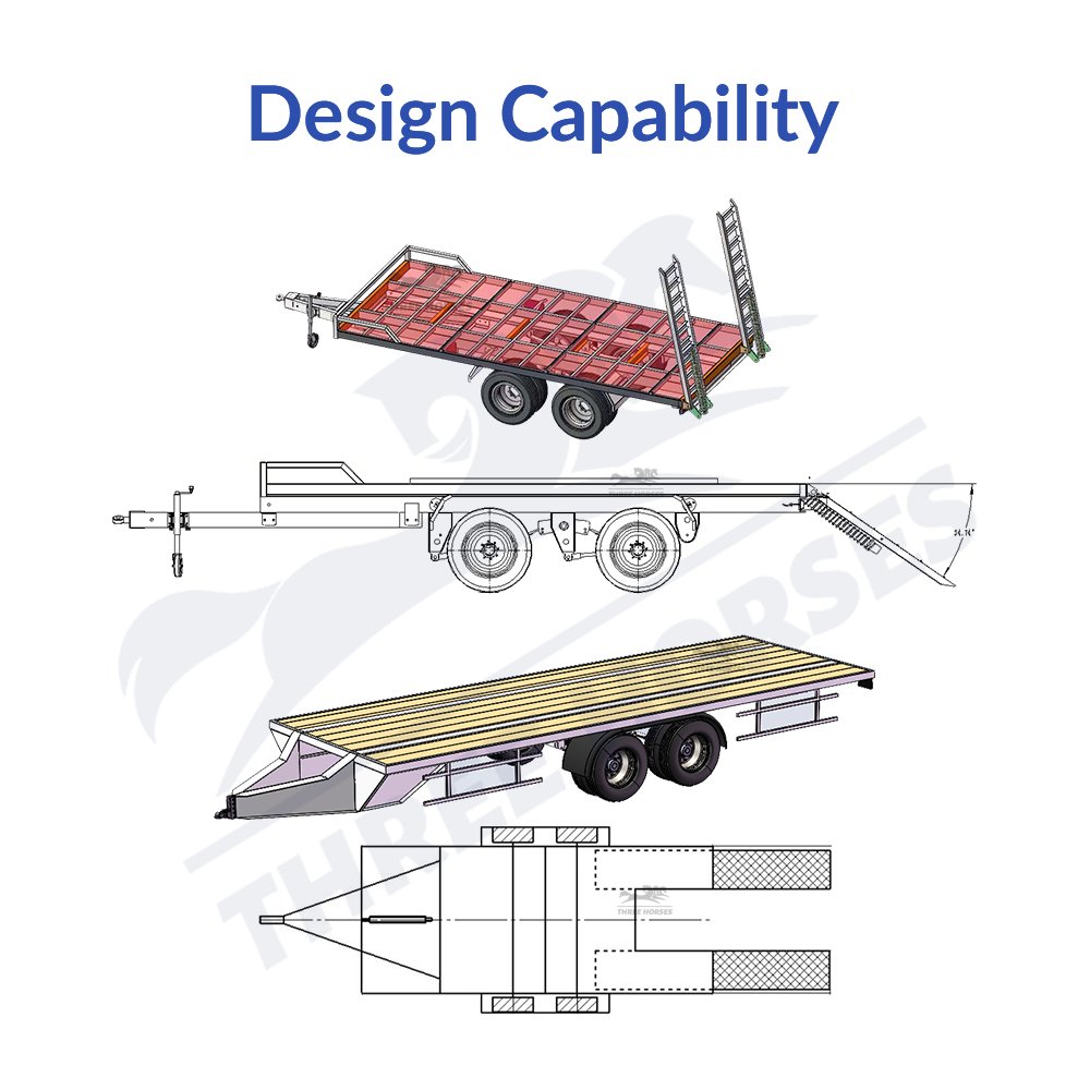 Car Trailer Stand Lowboy Car Trailer Atv Trailer Farm
