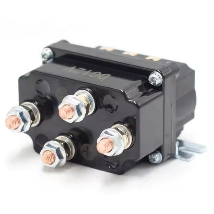 250A 12V Winch Relay Solenoid, Winch Motor Positive & Negative Relay for Golf Carts, ATVs, and Off-Road Vehicles