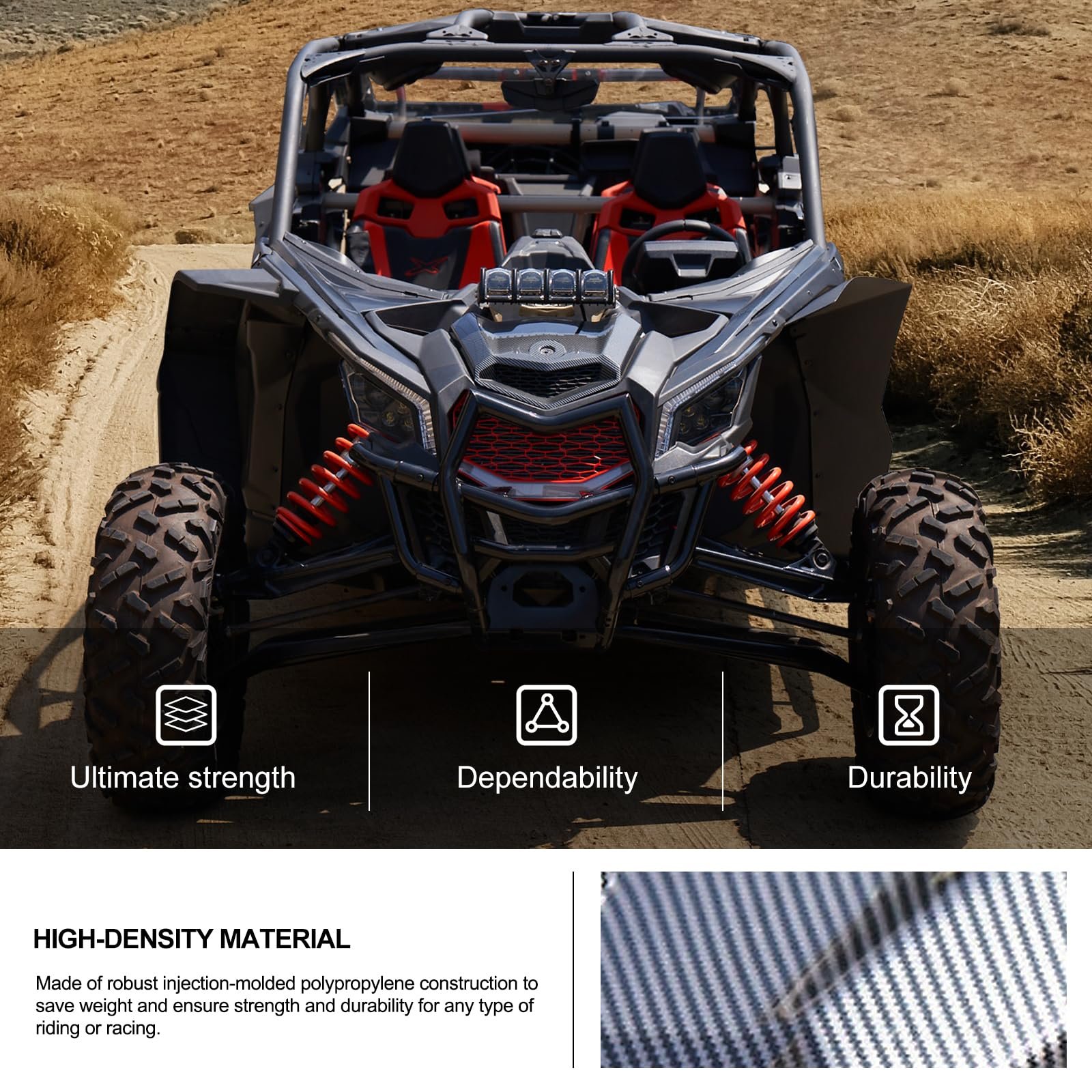 NEWWIND High Quality T-urbo Front Hood Guard Car Ptotrctor Scoop for 2017-2023 Can-Am Maverick X3 ATV/UTV Parts Accessories