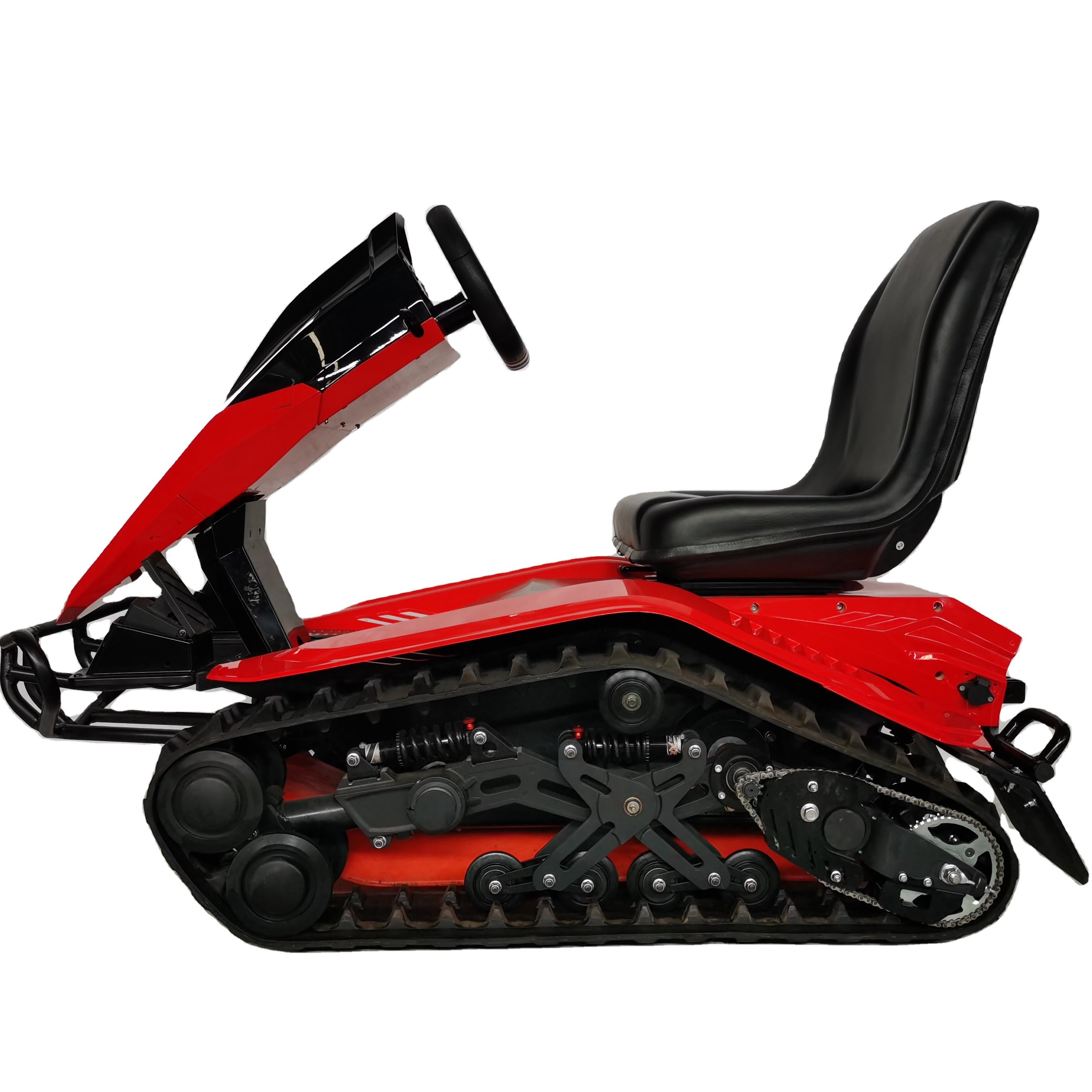 First Sale Single-Person ATV Tracked Snowmobile Amusement Park Beach Buggy for Adult