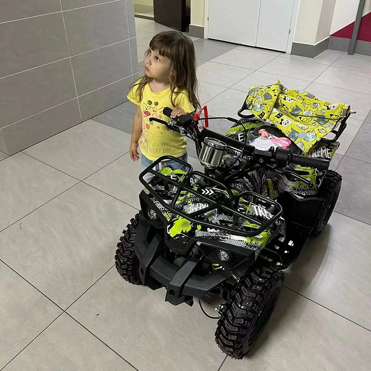 China Factory Direct OEM 4-Wheel Mini Electric ATV for Kids 8-12 Years Ride-on Steel Body 36v Voltage Direct Supply