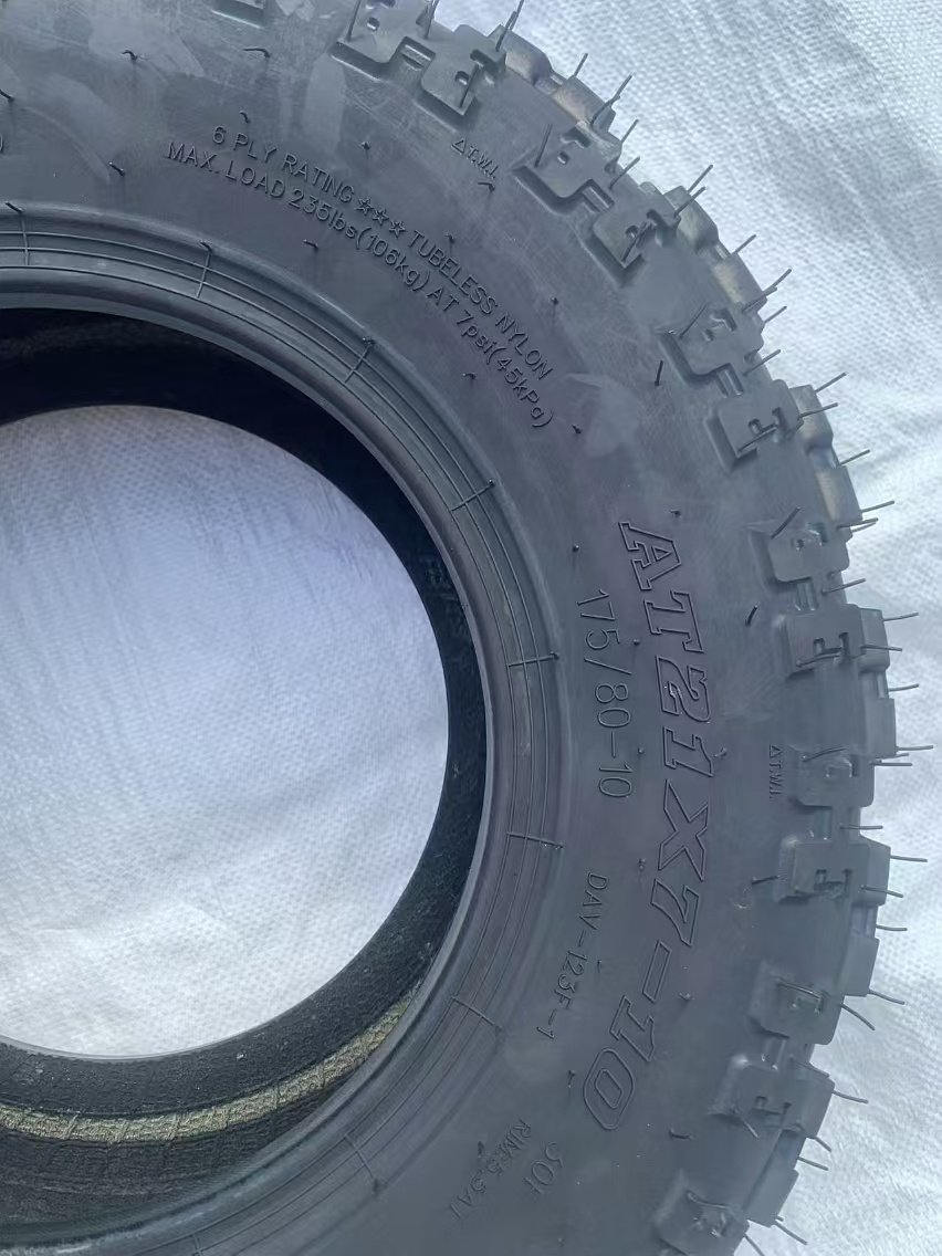 AT21X7-10 21*7-10 DAV123F 6Ply TL Tubeless 21 10 Inch Manufacturer Wholesale China Hot Seller Front Atv Tire Utv Sxs Tyre or Rim