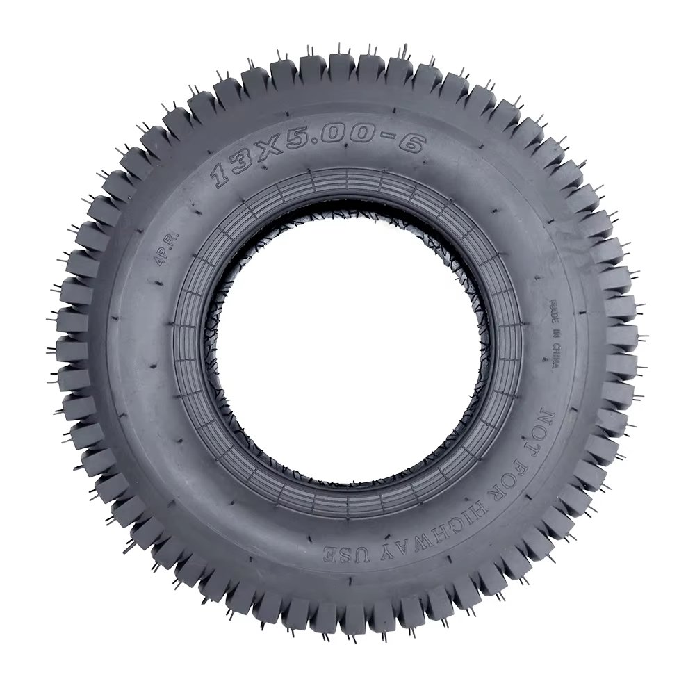 13 Inch Pneumatic Rubber ATV/UTV Tires and Wheels 13x5.00-6 for Tractor Mower & Garden Trailer UTV Parts & Accessories