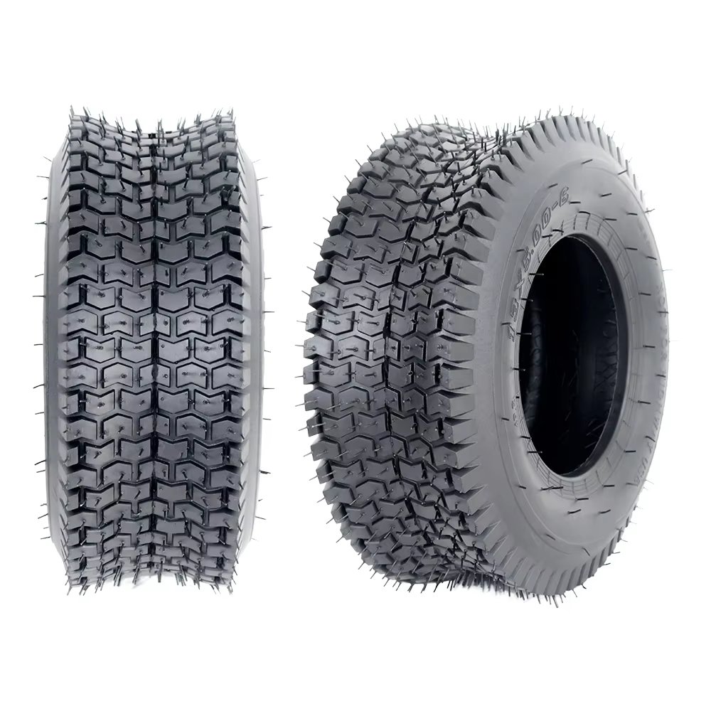 13 Inch Pneumatic Rubber ATV/UTV Tires and Wheels 13x5.00-6 for Tractor Mower & Garden Trailer UTV Parts & Accessories