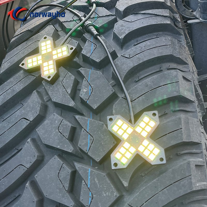 NWH-R8 12pcs LED/pod Dream Color Rock Light 4/6/8pods for ATV/UTV/RV/Toy Hauler Suitable for ATV, UTV, RZR Aluminum Mount