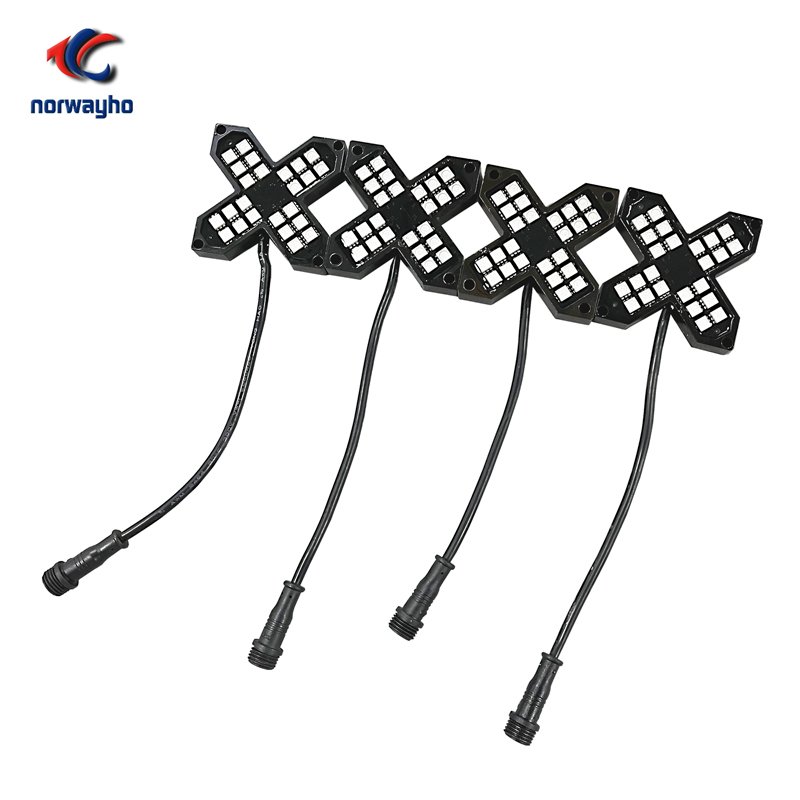 NWH-R8 12pcs LED/pod Dream Color Rock Light 4/6/8pods for ATV/UTV/RV/Toy Hauler Suitable for ATV, UTV, RZR Aluminum Mount