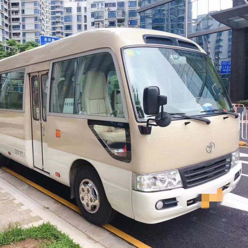 FREE SHIPPING Hot Sale Economical 18-30Seat Used Used Car TOYOTA COASTER on Japanese Coach